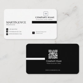 Minimalistische QL-Visitenkarte Visitenkarte