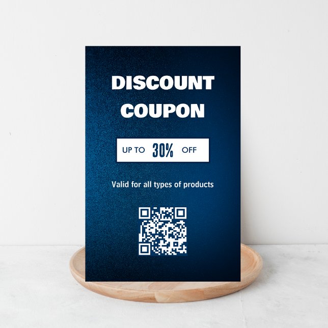 Minimalistische QR-Code-Diskontkarte Visitenkarte (Von Creator hochgeladen)