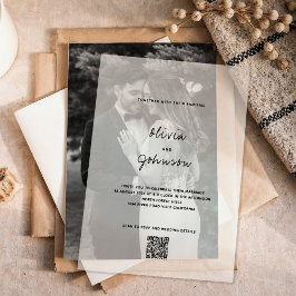 Minimalistische Qr-Hochzeit