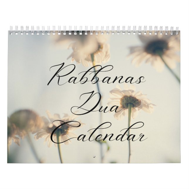 Minimalistische Rabbanas dua Kalender (Titelbild)