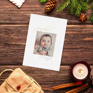 Minimalistische Reise-Tour Folien Feiertagskarte