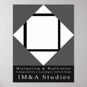 Minimalistische Replikation 1 Zusammensetzung 1 Lo Poster