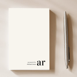 Minimalistische Retro-Typografie der Vintagen Mono Post-it Klebezettel