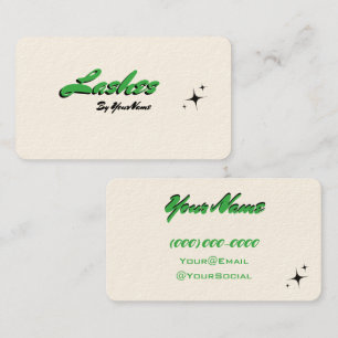 Minimalistische Retro-Visitenkarten Visitenkarte