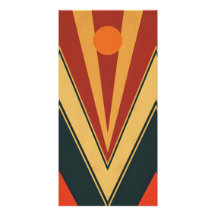 Minimalistische Retro-Wand