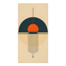 Minimalistische Retro-Wand Poster