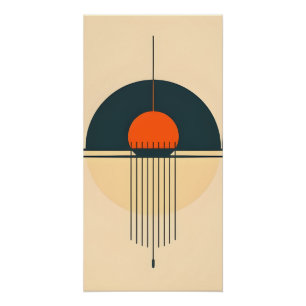 Minimalistische Retro-Wand Poster