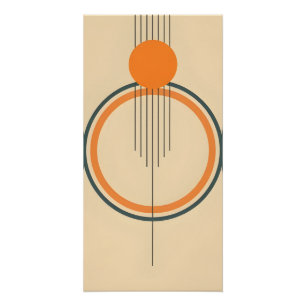 Minimalistische Retro-Wand Poster
