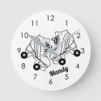 Minimalistische Roller-Skate Zeichnend Individuell