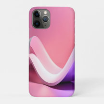 Minimalistische rosa abstrakte Fluidwelle