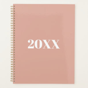 Minimalistische rosa, moderne Typografie Planer