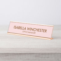 Minimalistische Rosa Rosa Rosa Titel Stilvoll eleg
