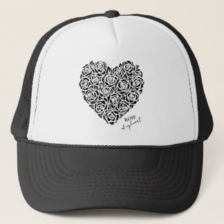 Minimalistische Rose Meines Herzens Truckerkappe