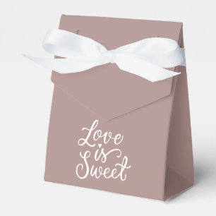 Minimalistische Roségold- und weiße Hochzeit Geschenkschachtel