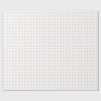 Minimalistische Rosenpfotenabdrücke Geschenkpapier