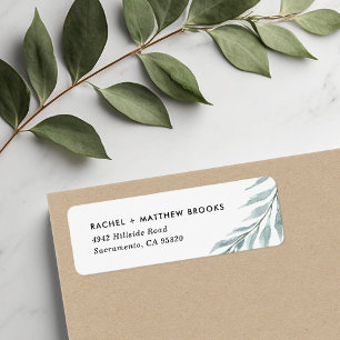 Minimalistische Rücksendeadresse der Airy Branch