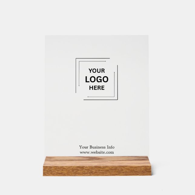 Minimalistische Sauberkeit | Benutzerdefiniertes F Acrylschild (Vorderseite)