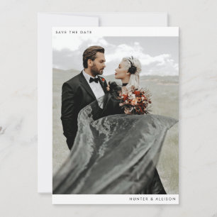 Minimalistische Save-the-Date-Karte Save The Date