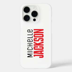Minimalistische Schlichte Meldung iPhone 16 Pro Hülle