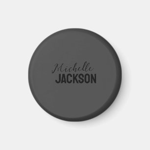 Minimalistische Schlichte Meldung Magnet