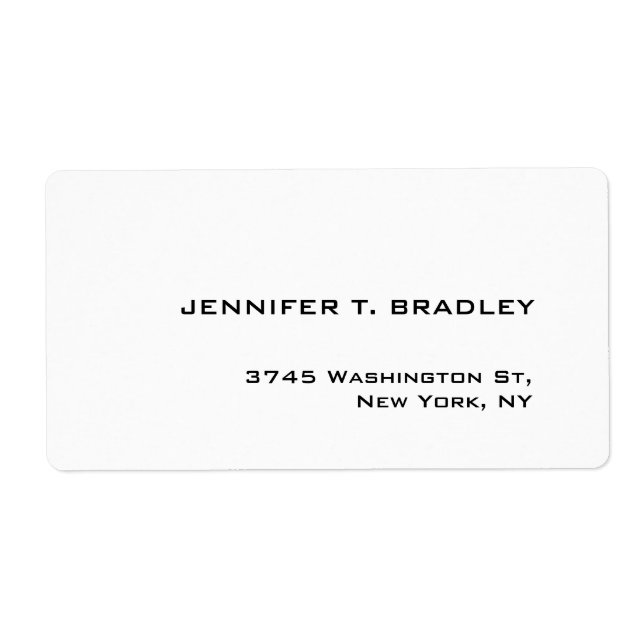 Minimalistische Schlichte, moderne Aquarellblume (Vorne)