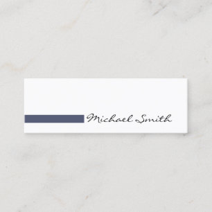 Minimalistische Schlichte Unabhängigkeit der Wei Mini Visitenkarte