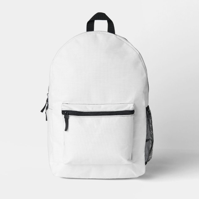 Minimalistische schlichte Vollfarbe Bedruckter Rucksack (Vorderseite)