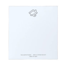 Minimalistische Schlüssel- und Haus-Symbol-Linienk