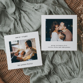 Minimalistische Schreibmaschine | Frohe Weihnachte Feiertagskarte