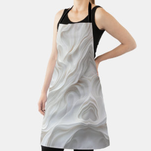 Minimalistische Schürze aus weißem Marmor Elegant