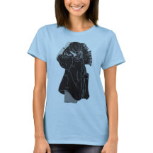 Minimalistische Schwarz-Weiß-Anime-Girl-Linienkuns