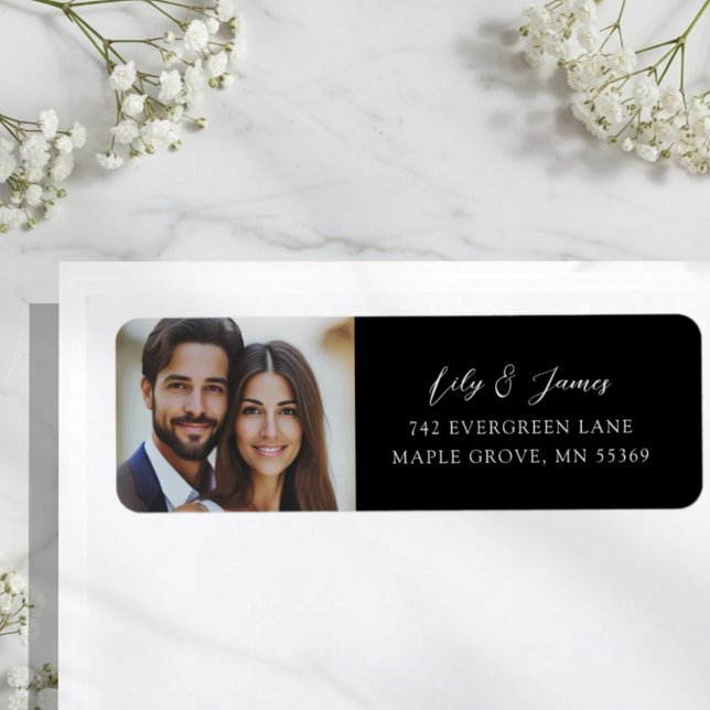 Minimalistische Schwarz-Weiß-Hochzeit  (Von Creator hochgeladen)