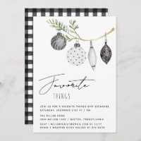 Minimalistische Schwarz-Weiß-Lieblingssachen