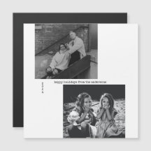 Minimalistische Schwarz-weiße Typografie Foto Weih