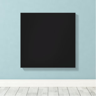 Minimalistische schwarze Katzensilhouette Leinwanddruck