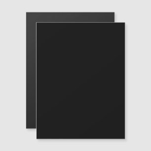 Minimalistische schwarze Katzensilhouette Magnetkarte