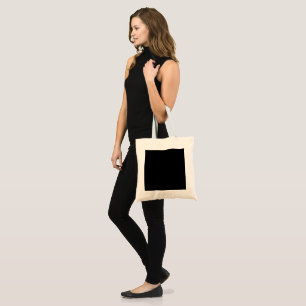 Minimalistische schwarze Katzensilhouette Tragetasche