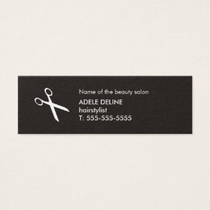 Minimalistische Schwarzweiss Scissor Hairstylist