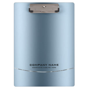 Minimalistische Shiny Imitate Blue Background Klemmbrett