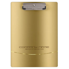 Minimalistische Shiny Imitate Gold Hintergrund Klemmbrett