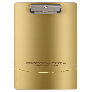 Minimalistische Shiny Imitate Gold Hintergrund Klemmbrett