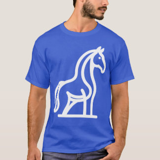 Minimalistische Silhouette T-Shirt