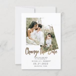 Minimalistische Skript zwei Foto ändern Datum Einladung