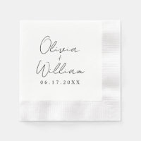 Minimalistische Skriptbride-Namen