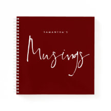 Minimalistische Skriptfiguren Name Burgundy