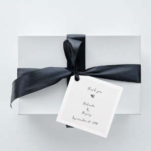 Minimalistische Skripthandschrift Schriftliche Typ Geschenkanhänger