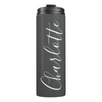 Minimalistische Skripttypografie Name Schwarz/Weiß