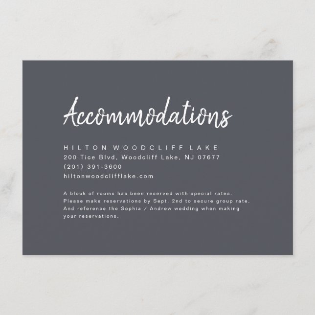 Minimalistische Skriptunterbringung in der Holzkoh Begleitkarte (Vorderseite)