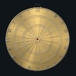 Minimalistische Slick Metallic Gold Textur Dartscheibe<br><div class="desc">Elegante metallische goldene Textur gebürstetes Aluminium-Look. Minimalistisches,  einfaches,  modernes,  raffiniertes Design.</div>