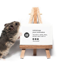 Minimalistische Social Media-Icons für benutzerdef Visitenkarte